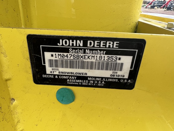 John Deere 47SB 2019