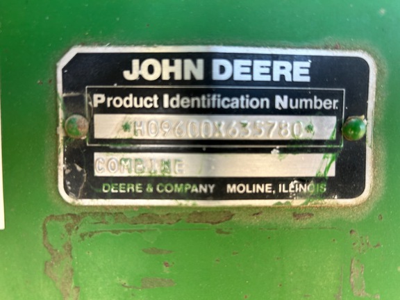 John Deere 9600 1989