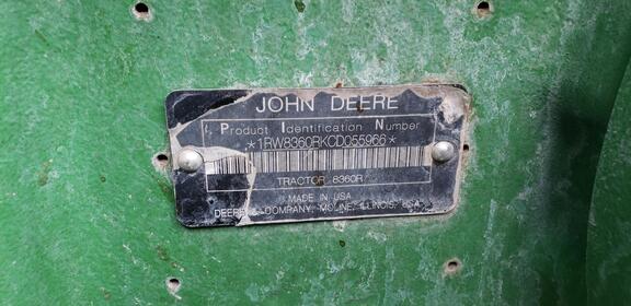 John Deere 8360R 2012