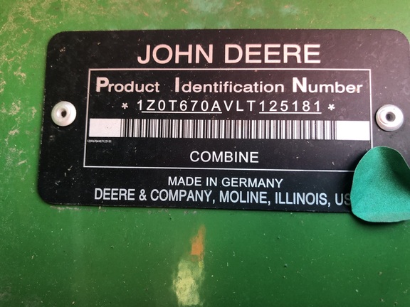 John Deere T670 2021