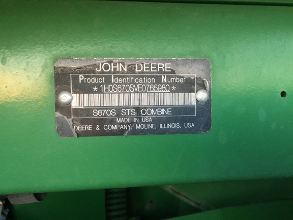 S670 John Deere 2014