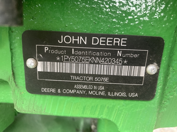 John Deere 5075E 2022