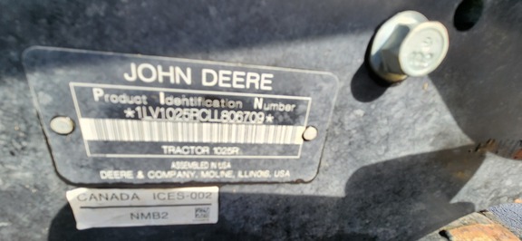 John Deere 1025R 2020