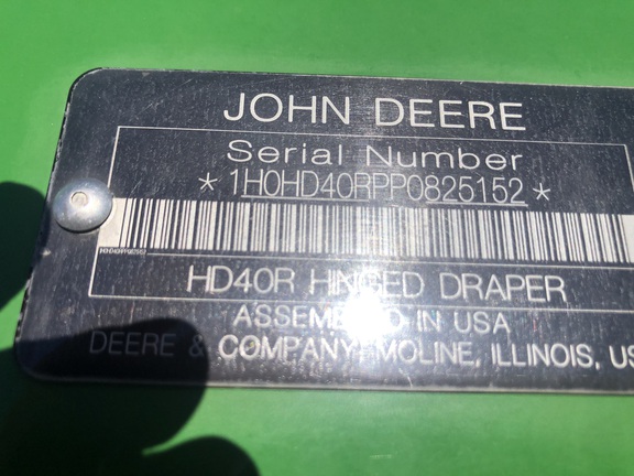 2023 John Deere HD40R