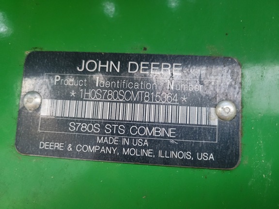S780 John Deere 2021