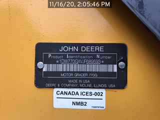 770G 2018 John Deere