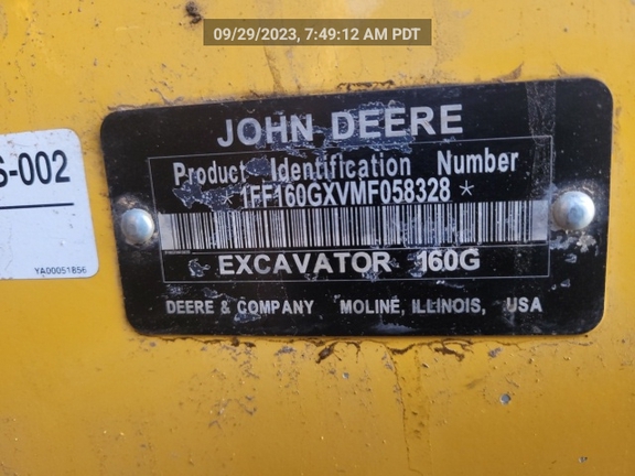 John Deere 160GLC 2021