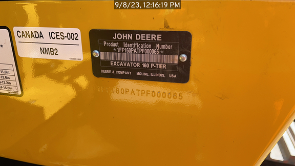 160P John Deere 2023