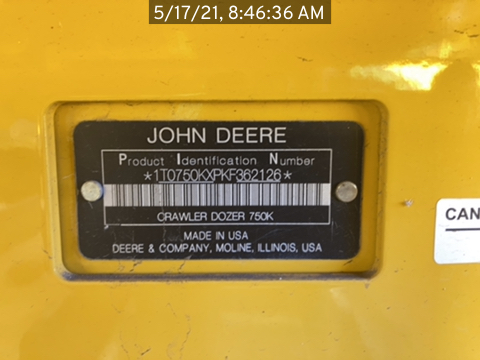 John Deere 750KXL 2019