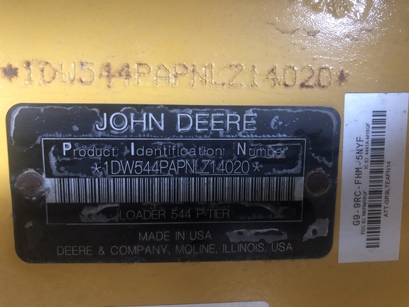 544P John Deere 2021