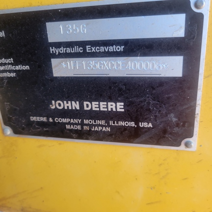 135G 2014 John Deere